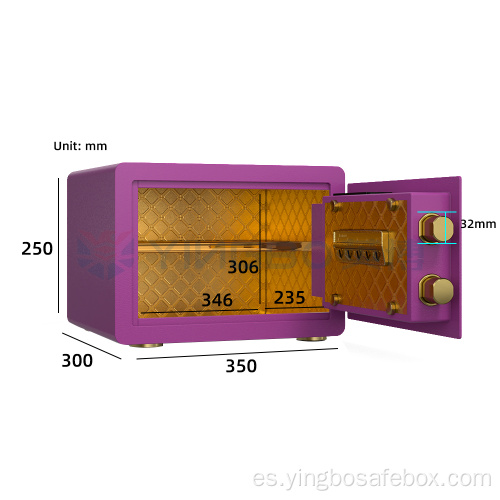 Mini acero Digital Fireproof Locker Safe Box